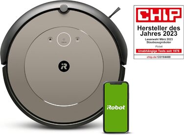 Робот-пилосос iRobot Roomba i1152, з підтримкою WLAN, з двома гумовими щітками для всіх підлог, індивідуальні пропозиції через дод