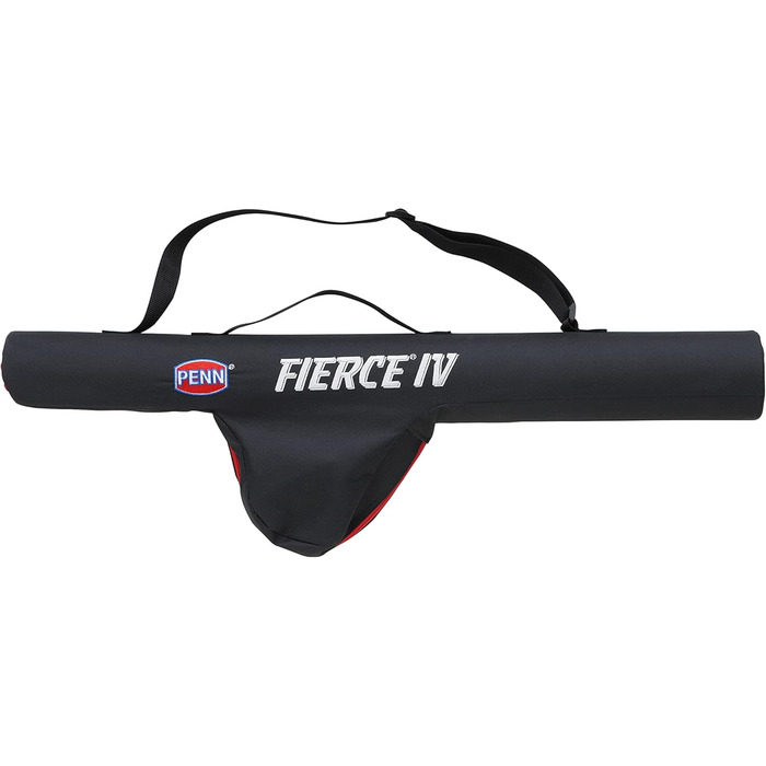Комплект вудки та котушки Penn Fierce IV Travel Spin Fishing Combo, ідеально підходить для спінінгу, прибережної та морської риболовлі, а також для серфінгу, легко транспортується завдяки жорсткому кейсу з Cordura.