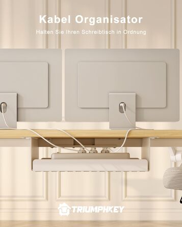 Стіл з регульованою висотою 160x80 з портом зарядки USB, 3 попередньо встановлені налаштування пам&39яті, стіл з регульованою висотою та органайзером для кабелів, комп&39ютерний стіл, стіл для роботи стоячи, бежевий 160 x 80 см, клен білий