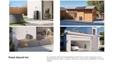 Універсальна балконна електростанція потужністю 1000 Вт з накопичувачем 2048 Втгод, Growatt NEXA 2000 з 4 MPPT датчиками, 2 повністю чорні двосторонні сонячні панелі по 500 Вт, повний комплект аксесуарів, plug & play (0 ПДВ) без монтажного кронштейна