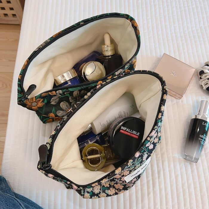 Дорожня косметичка жіноча невелика туалетна сумка макіяж органайзер, портативна сумка для прання макіяж органайзер для сумочки, ба