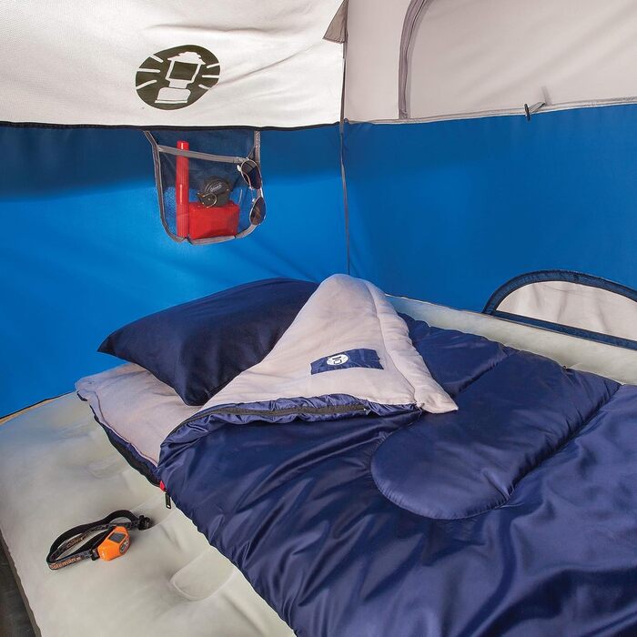 Намет кемпінговий купольний 2-місний Coleman Sundome – 3-сезонний, WeatherTec, водостійкий, Navy/Grey