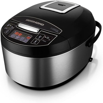 Мультиварка REDMOND RMC-RMC-M4512 (російська), 40 програм (хліб, приготування на пару тощо), сенсорний РК-дисплей, 5 літрів, Мульт