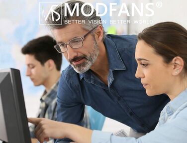 Окуляри для читання MODFANS для чоловіків, хороші окуляри, висока якість, зручний супер посібник для читання, окуляри для читання чоловіки та жінки (2.50, змішаний колір)