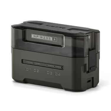 Зарядний пристрій Tilta NP-W235, 4-канальний зарядний пристрій, сумісний з акумуляторами NP-W235, портативна зарядна станція TBC-W235-GN