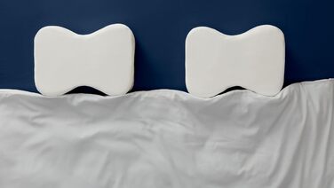 Лінія M Спортивна подушка 2 шт. Наволочка - Високоякісна бавовняна еластична наволочка - Екрю - 50 x 36 см Стандартний бежевий