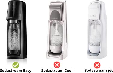 Змінний важіль для SodaStream Easy Spirit Soda Maker Push Lever Посилена версія запчастини - штовхач, штовхач, заміна, важіль Кнопка SodaStream EASY SPIRIT FIZZI