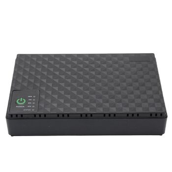 Джерело безперебійного живлення (UPS) з акумулятором 10400 мАг, USB 5V DC, 12V, PoE 24V. Підходить для зарядки різноманітних пристроїв (Європейська вилка 85-265V)
