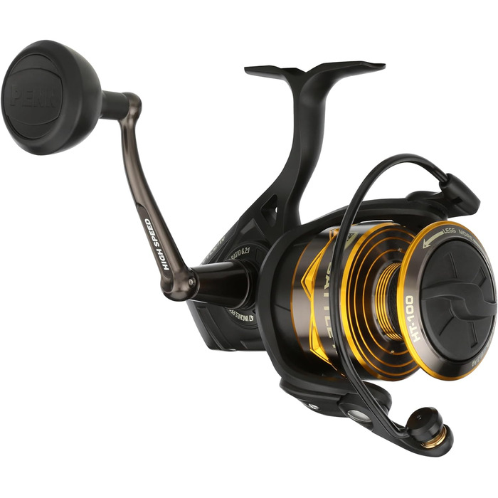 Спінінгова котушка PENN Battle III - Міцна морська спінінгова котушка для лову на живця - окунь, сайда, тріска, скумбрія, губан 200