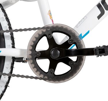 Дитячий велосипед JOYSTAR Lubbock 20 24 дюйми для хлопчиків та дівчаток віком 7-12 років, гірський велосипед хардтейл для дітей з 1/7-швидкісною коробкою передач, білі шиповане покриття, дитячий велосипед білого кольору 20 дюймів з 7-швидкісною трансмісіє