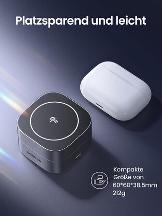 Сертифікована 15 Вт зарядна станція 2 в 1, сумісна зі складним бездротовим зарядним пристроєм MagSafe для iPhone 16/15/14/13, AirP