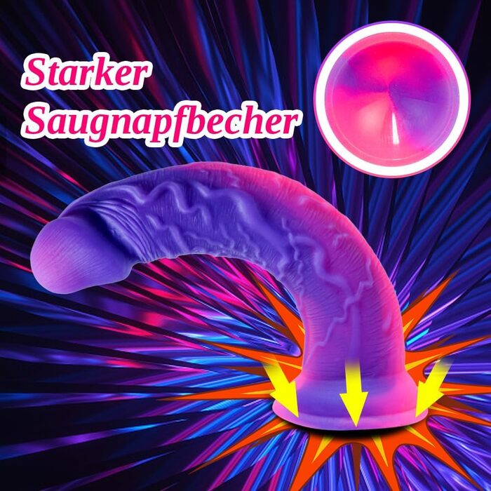 Фалоімітатор Hainuo, 18 см, тонкий, з присоском, рожевий