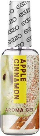 Ароматична лубрикантна рідина на водній основі - зі смаком яблука та кориці для смачного орального сексу, 1 x 50 мл