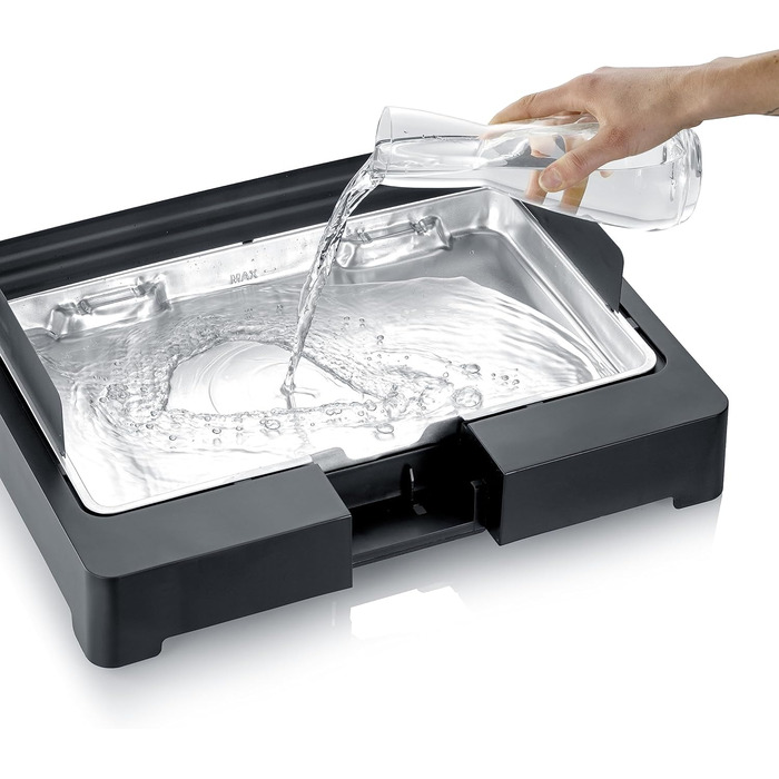 Настільний гриль SEVERIN з решіткою з нержавіючої сталі для використання в приміщенні і на відкритому повітрі, електричний гриль з