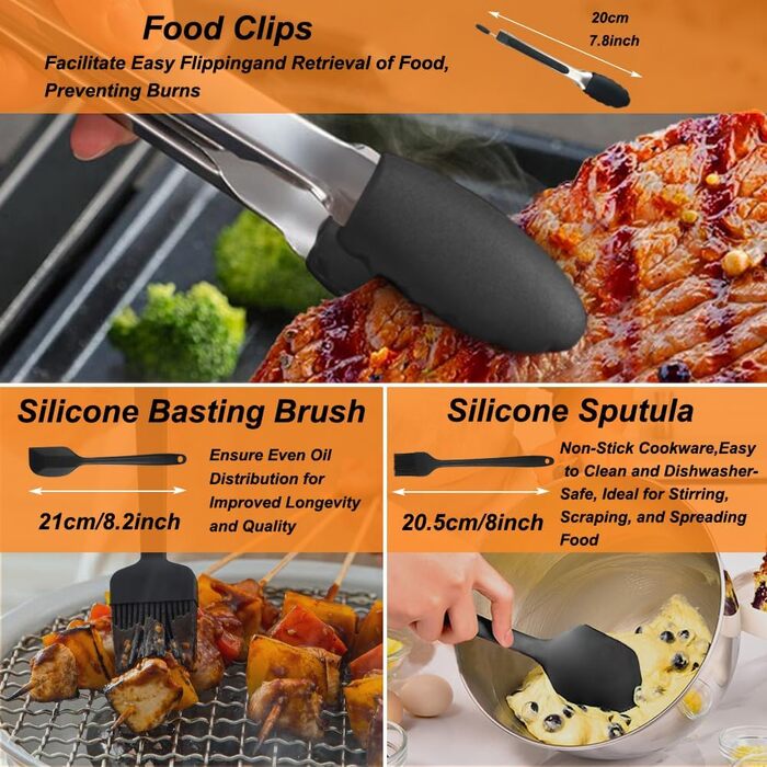 Аксесуари для фритюрниці YQL XXL Квадратна фритюрниця, багаторазова фритюрниця з гарячим повітрям підходить для фритюрниці Philips 6.2 л, COSORI 5.5 л-6.4 л/NINJA 5.7 л/Russell Hobbs Airfryer