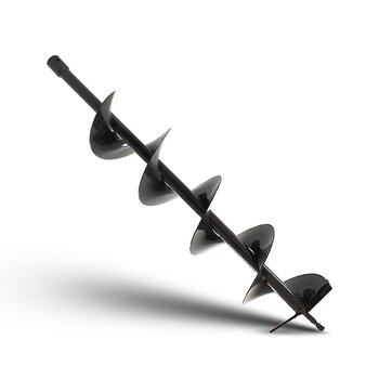 Бурильний наконечник 150 мм - змінний бур для земляного бура, бура для стовпів, бура для ям, земляного бура