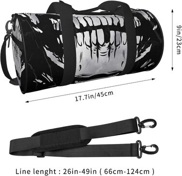 Спортивна сумка з дизайном черепа, для фітнесу, подорожей та багажу, велика дорожня сумка, сумка на нічліг та на вихідні для жінок та чоловіків