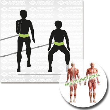 Набір пояса та еспандера, в картонній коробці 4 кольорів, 960073