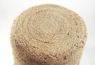 Підлоговий стілець Kobolo Pouf - Flow - виготовлений з морської трави з бавовняним наповнювачем