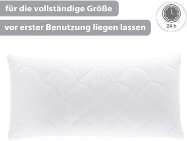 Подушка з піни з ефектом пам&39яті (40x80 см) Ергономічна подушка для підтримки шиї з ефектом пам&39яті Ортопедична подушка для підтримки шиї Дихаюча подушка для сну для алергіків 40 x 80 см