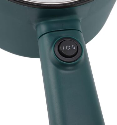 Електрична каструля з кришкою 1.8 л Електрична каструля з локшиною Мультиварка з кришкою Довга електрична плита для подорожей Гуртожиток Швидкий нагрівач Лопатка та яйце