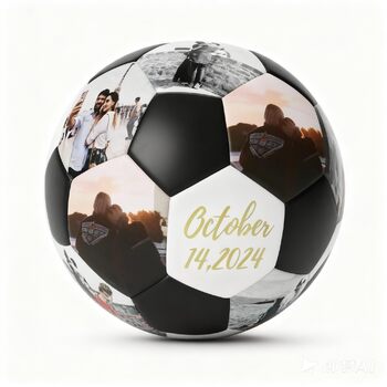 Персоналізований футбольний м&39яч з фото, іменем, текстом, логотипом. Індивідуальний футбольний подарунок. Персоналізований подарунок на день народження. Персоналізовані подарунки для хлопчиків, дівчаток, татів, футбольних уболівальників, синів та дочок.
