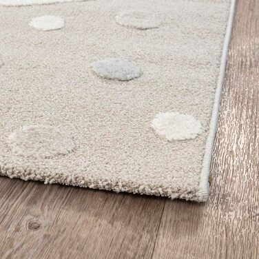 Килим Jungle Kids Килим для дитячої кімнати, дитячий килим, 3D ефект, простий у догляді, зносостійкий, лев, 80 х 150 см