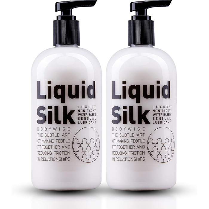 Водний гель-лубрикант Liquid Silk, 2×500 мл