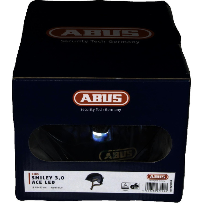 Дитячий шолом Smiley 3.0 ACE LED - велосипедний шолом з підсвічуванням - глибока посадка та місце для косички - для дівчаток та хл