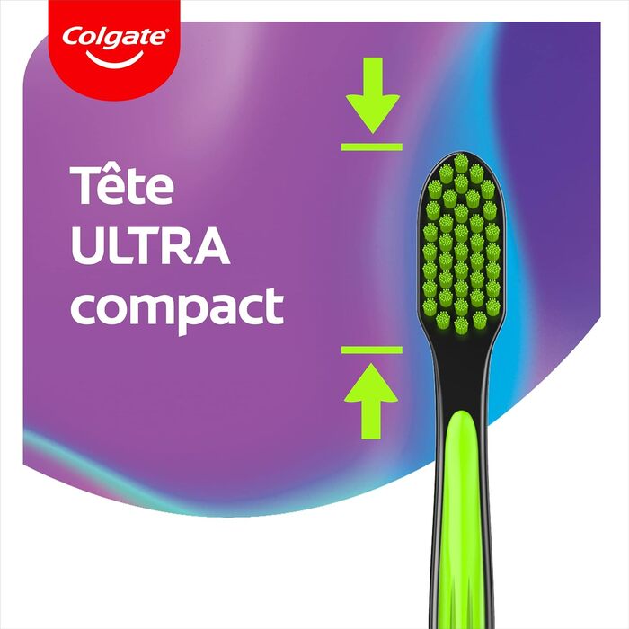 Ультрам'яка зубна щітка COLGATE Limited Edition, ручна зубна щітка, ультрам'яка щетина 0,1 мм, ніжна до ясен, високощільний тафтинг, 4 шт. и