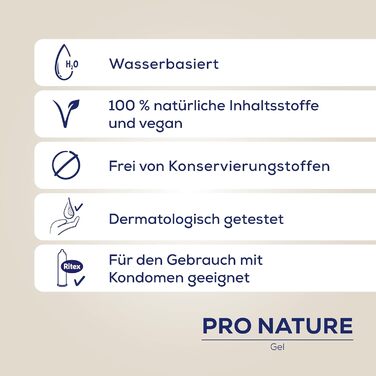 Водний гель-лубрикант Ritex Pro Nature, 100 мл