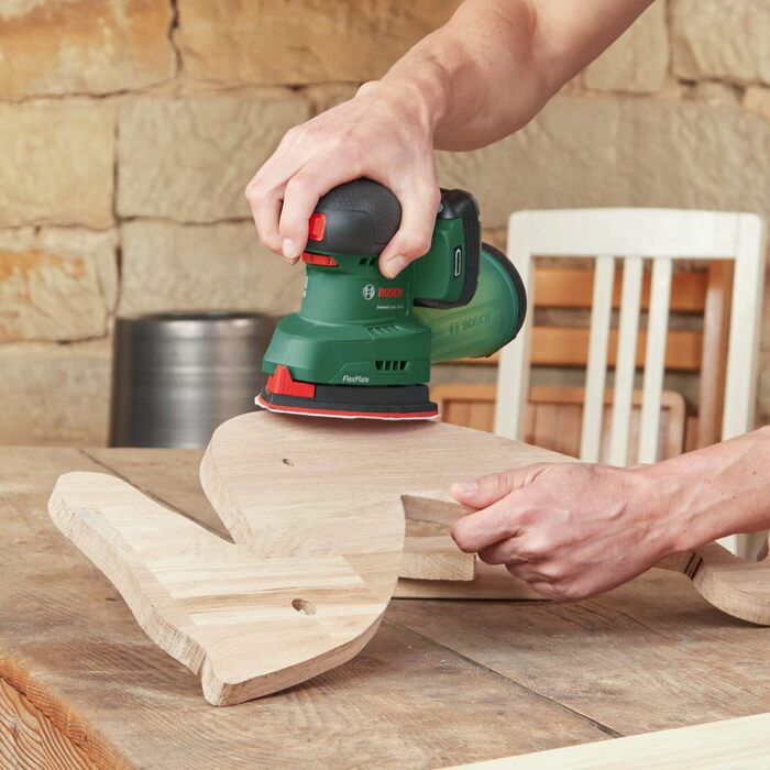 Акумуляторна шліфувальна машина Bosch UniversalSander 18V-10 (без акумулятора 18 вольт для домашньої обробки деревини 2 шт. шліфув