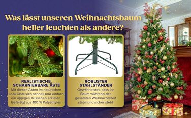 Штучна різдвяна ялинка 185 см eveXmas