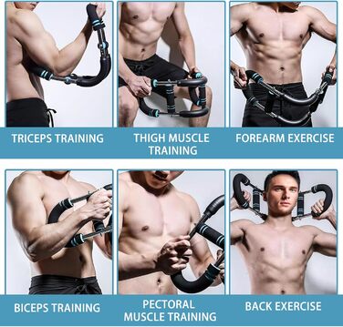 Тренажер для рук Twister Arm, регульоване обладнання для тренування грудей, знімний тренажер для силових тренувань рук, портативний пружинний тренажер для домашнього фітнесу для початківців та професійних спортсменів, 35-45 кг