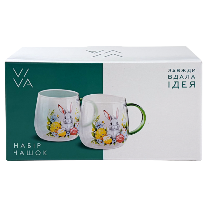 Набір чашок Viva Easter Rabbit В, 2х420 мл (7203882)
