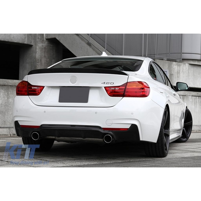 Задній дифузор MpTuned F32 F33 F36 Gloss Black Performance для BMW 4 Series 2014-2019, Performance Tuning, 435i, 440i, 435d, 440d, Задній дифузор, M-тюнінг