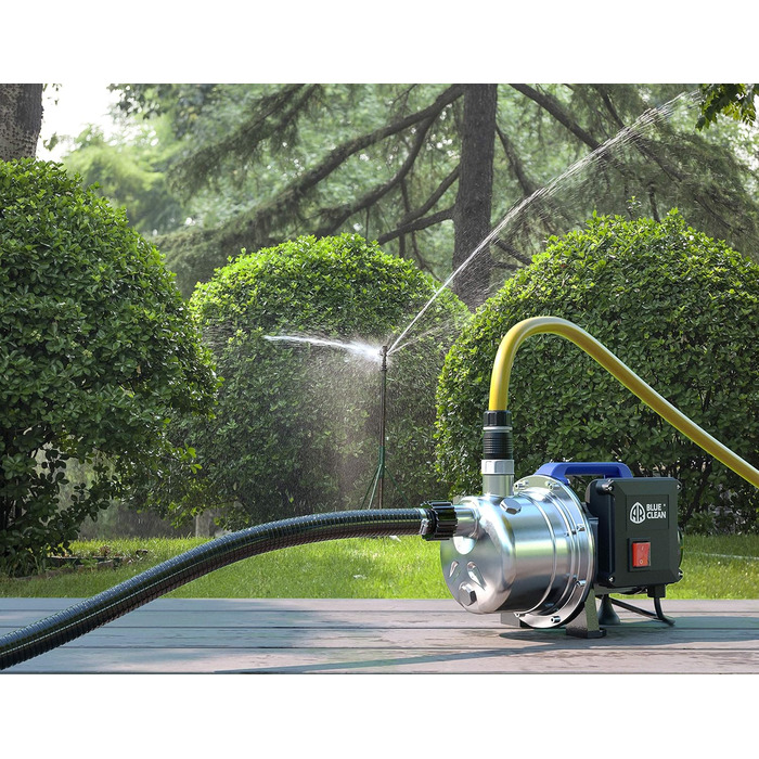 Насос самовсмоктуючий AR Blue Clean ARGP 800X для чистої води (800 Вт, макс. продуктивність 3500 л/год, макс. висота подачі 38 м) Базовий 800 Вт