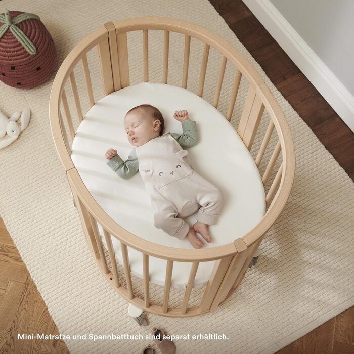 Подовжувач ліжка Stokke Sleepi V3, колір Hazy Grey - Трансформує міні-ліжко Sleepi - Розширює ліжко до 141 см - Підходить для дітей віком до 5 років - Матрац продається окремо