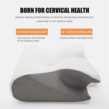 Подушка Seladi Airflow Pro - подушка для терапії шиї при апное сну (сіра)