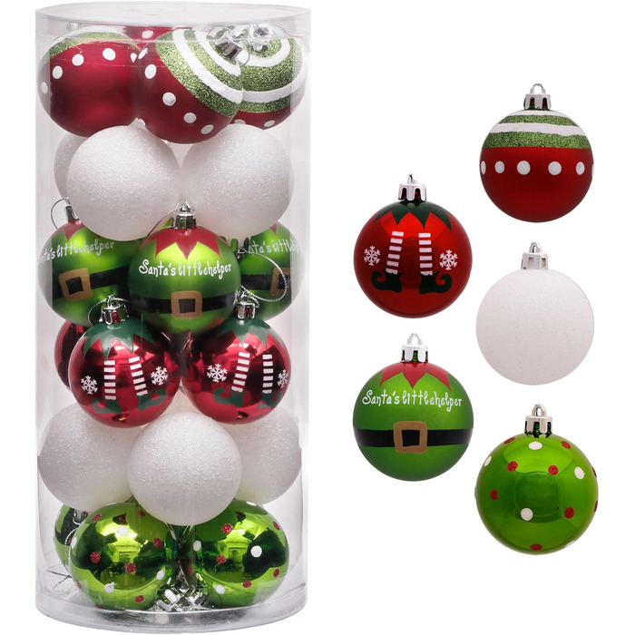 Різдвяні кульки 24 шт Victor's Workshop