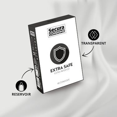 Презервативи Secura Extra Safe, 48 шт