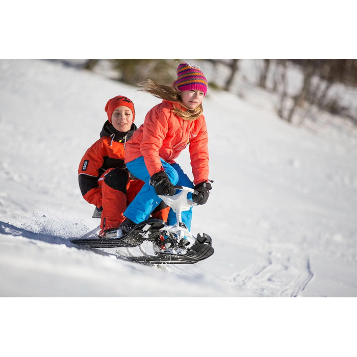 Санки для дорослих Snow Racer King Size GT Steering Sledge Black/White Snow Racer King Size