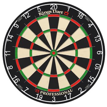 Мішень для дартсу Kings Dart Професійний HD Сизаль ø 45 см різнокольоровий