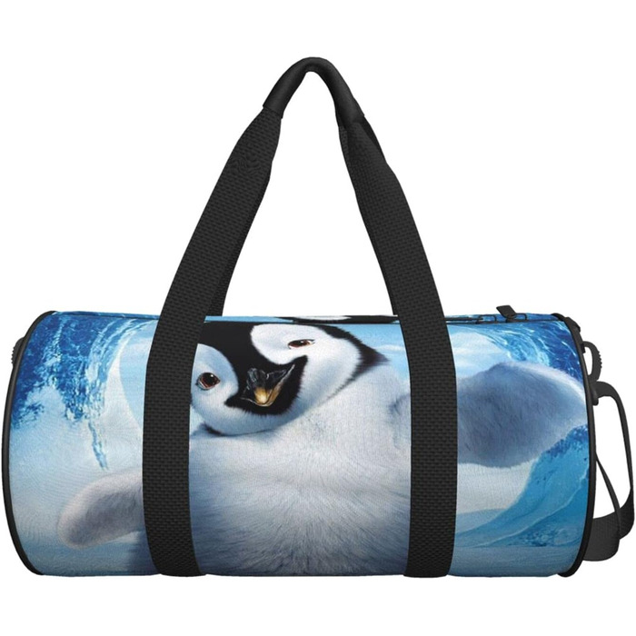Сумка для подорожей Танцюючий Пінгвін, спортивна сумка для фітнесу, велика дорожня сумка, сумка на ніч/вихідні для чоловіків та жінок