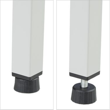 Тенісний стіл Relaxdays, складний тенісний стіл із сіткою, 2 ракетки, 3 м&39ячі, ВxШxГ 70 x 70 x 150 см, чорний