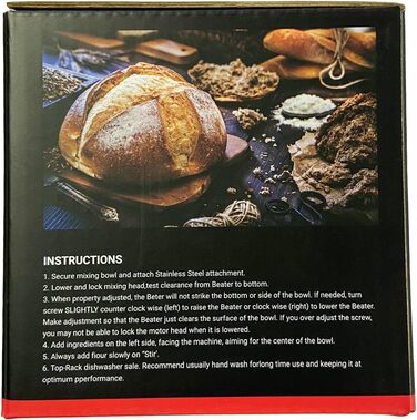 Заміна гачка для тіста GVODE для мішалки Kitchenaid, гачок для тіста K45DH для міксера Kitchenaid 4.5-5 QT з нахиленою головкою, насадка для тіста з нержавіючої сталі Можна мити в посудомийній машині