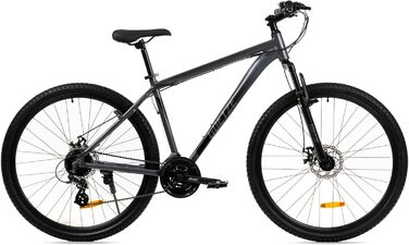 Гірський велосипед Goetze Define 2.1 Hardtail, 29-дюймові колеса, 19-дюймова алюмінієва рама, подвійні дискові гальма, 24-швидкісна Shimano Altus, графітова амортизаційна вилка 100 мм