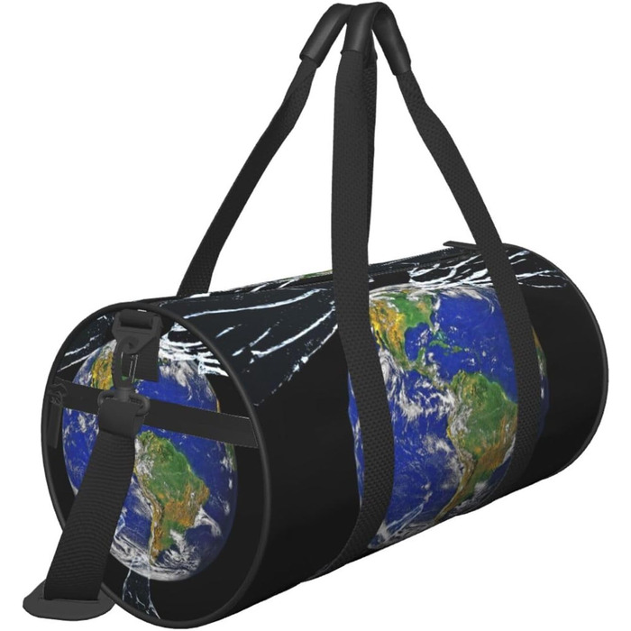 Велика спортивна сумка-дафл для подорожей Runde, міцна та з великим об'ємом, чорного кольору, універсальний розмір