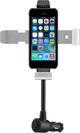 Автомобільний кредл Belkin для зарядки та навігації для iPhone 5/5s/5c, iPhone 6/6s, у комплекті з автомобільним зарядним пристроє