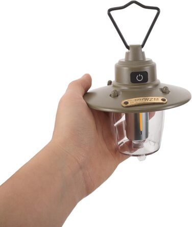 Акумуляторний кемпінговий ліхтар Alasum з USB Type-C, вінтажний світлодіодний ліхтар з 3 режимами світла, портативний наметовий світильник для аварійного освітлення на вулиці та риболовлі